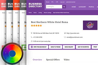 Customized Color Scheme - Business Directory Theme
