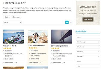 Customizable WordPress Listing Theme