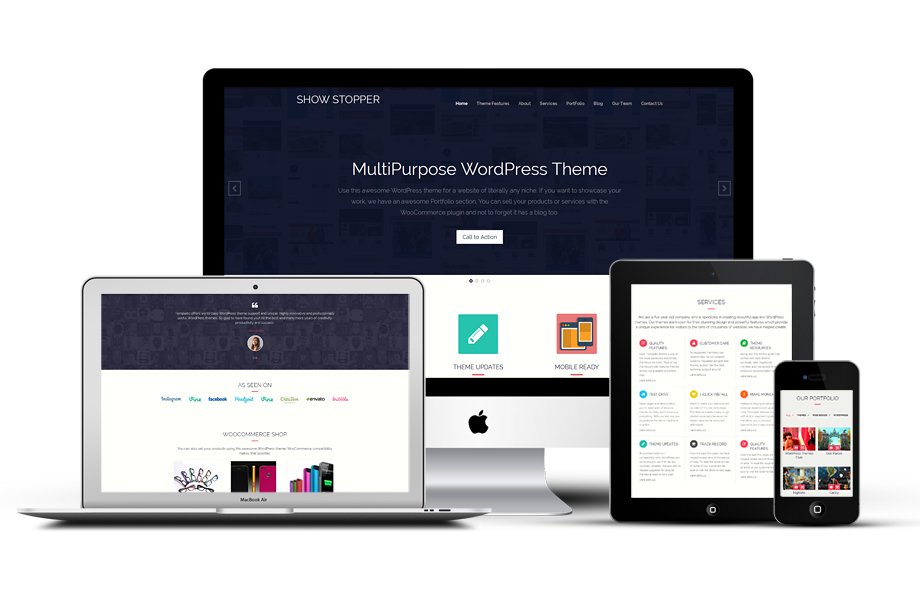 Fully Responsive ShowStopper WordPress Theme