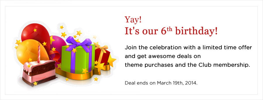  - templatic-6th-birthday-deal-offer-coupon