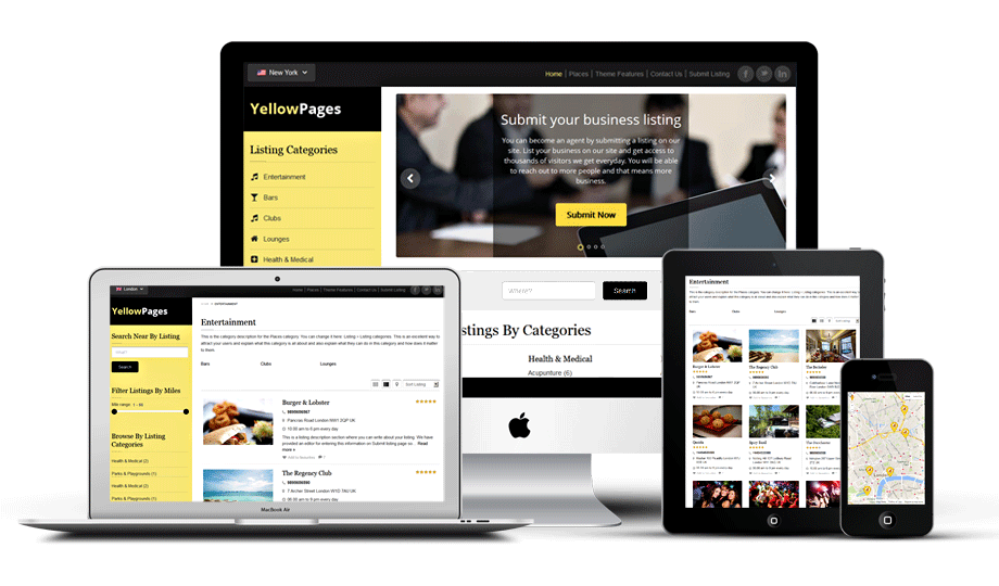 YellowPages Directory Theme