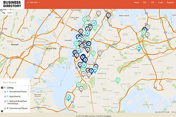 Business Directory Theme 2017 - Full Screen Map