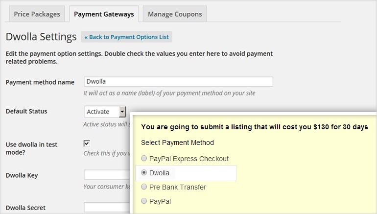 Dwolla Payment Gateway Plugin