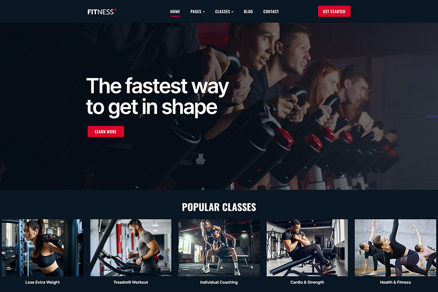 Fitness & Gym WordPress Theme