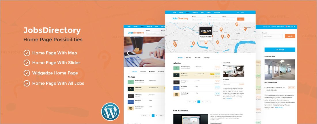 Fully Responsive Jobs Directory Theme