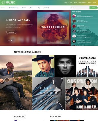 Music WordPress Theme