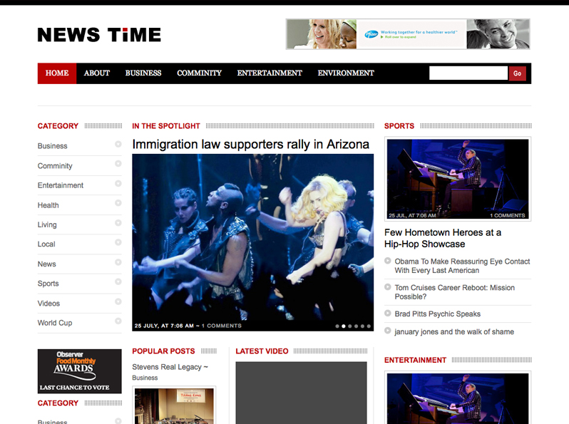 Newstime Theme