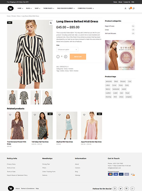 woocommerce product detail page version 1