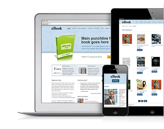 eBook theme version 2 of templatic is WooCommerce and Mobile Ready