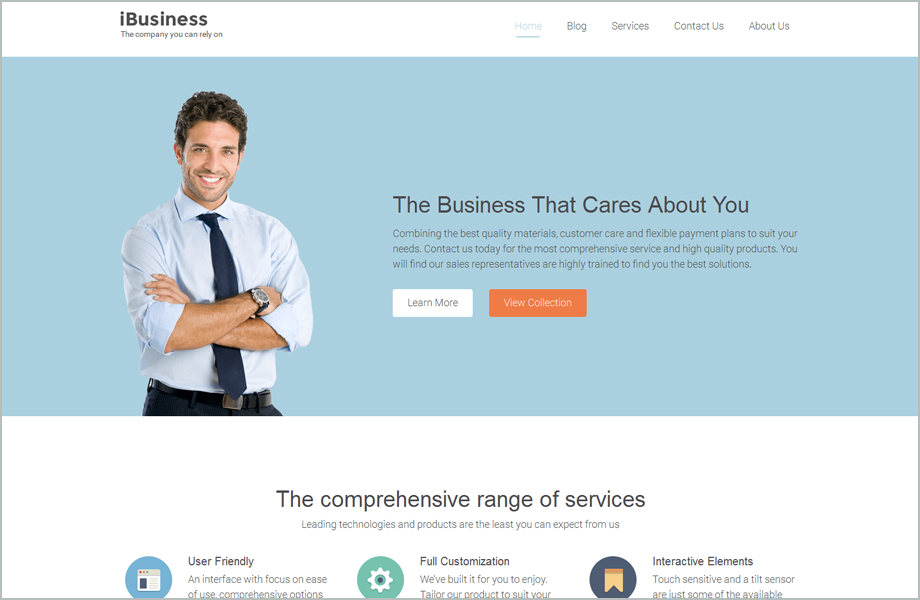 iBusiness Quick edit theme