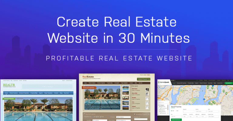 How to create a real estate website with WordPress?