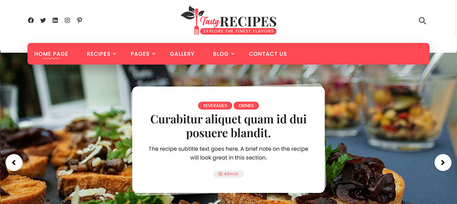 Tasty Recipes WordPress Theme