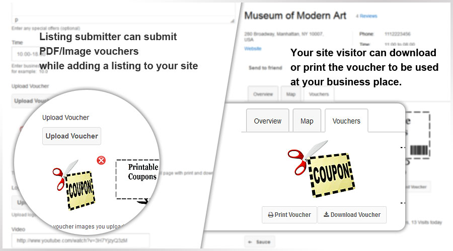 Listing Vouchers add-on For WP Directory Theme