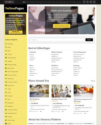 Yellow Pages Theme