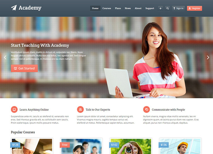 60 Best Education Wordpress Themes For Training Centers Schools