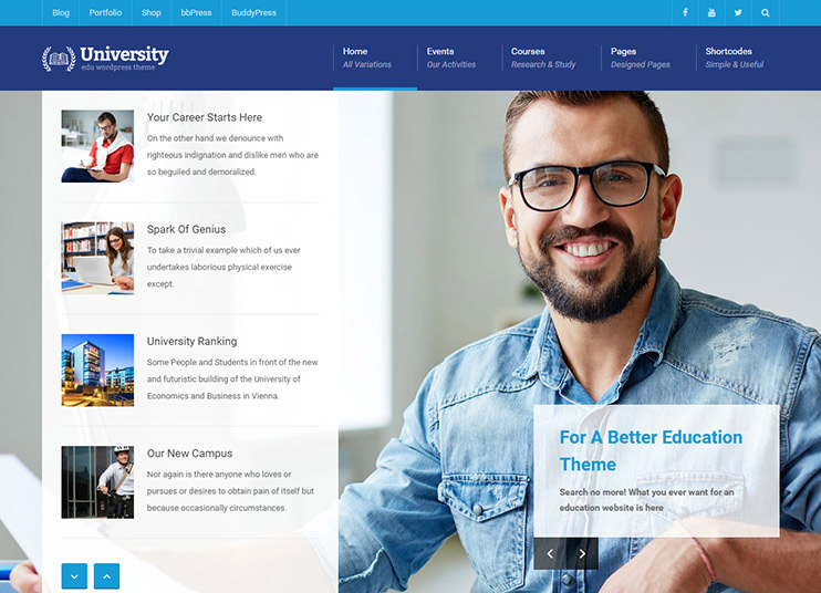 University - Education and Course Theme