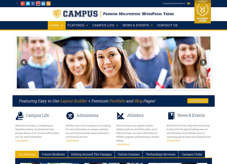 Campus | Multipurpose WordPress Theme