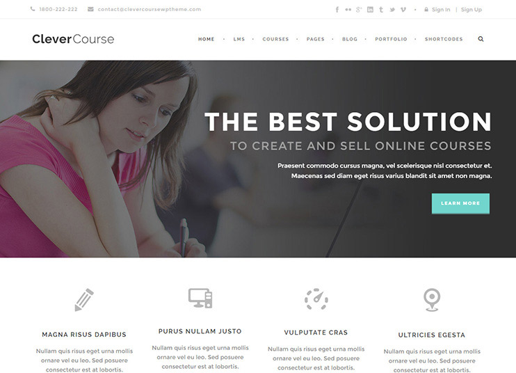 Clever Course - LMS WordPress Theme