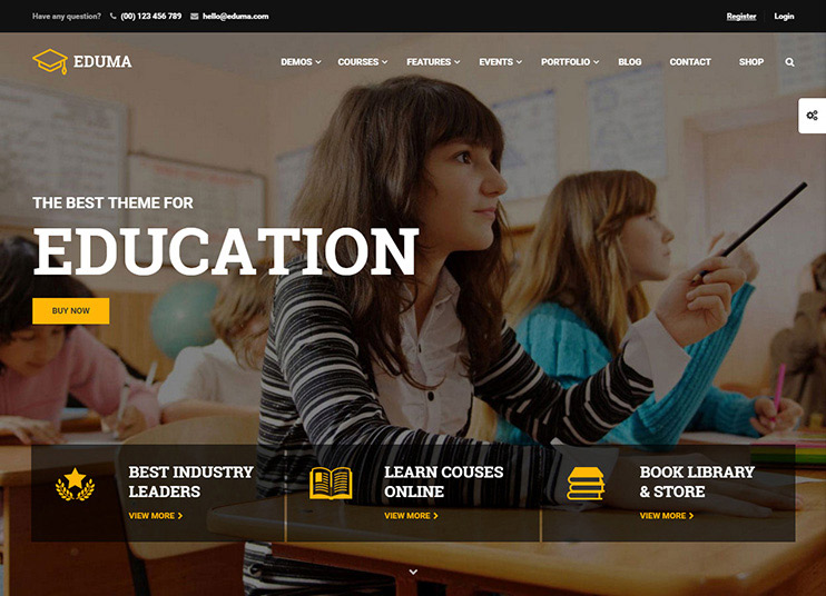 WordPress Education Theme