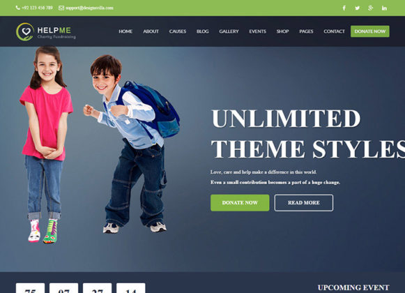 HelpMe WP Theme 