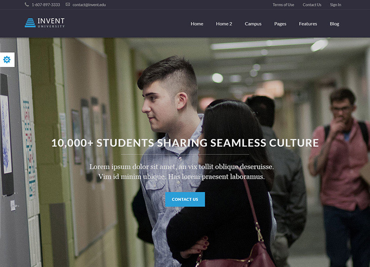 Invent - Education Course College WP Theme