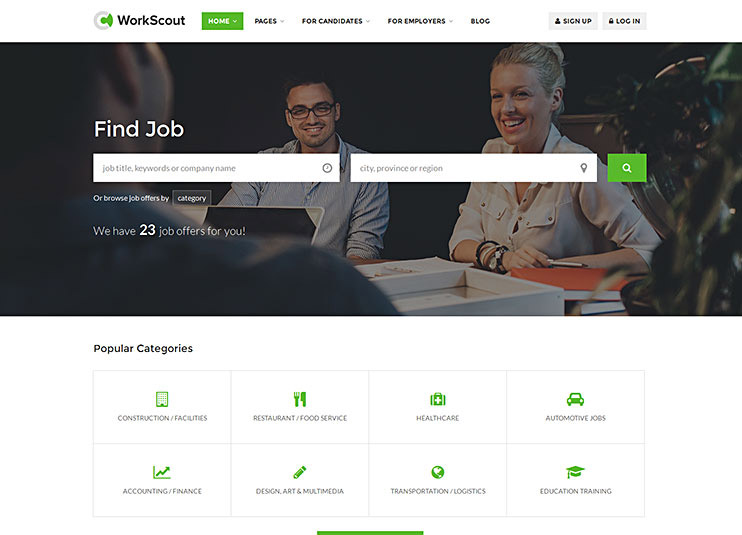 Job board by WorkScout