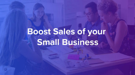 boost sales of small business website