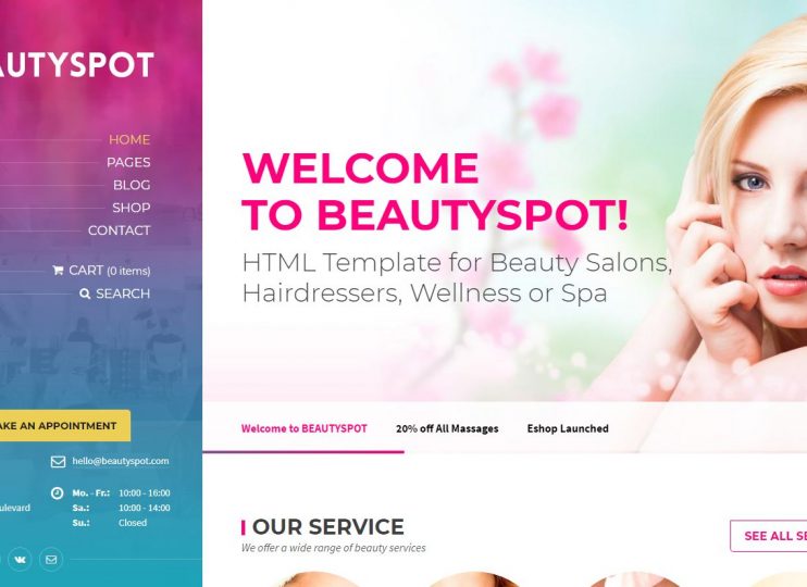 Beauty Spot WordPress theme
