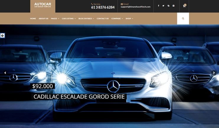 20+ Best Automotive WordPress Themes For Mechanics, Shops- SlashWP