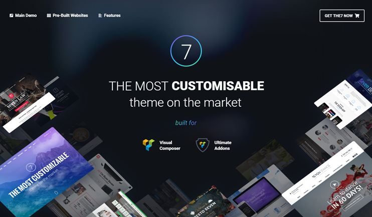 7 theme with demo designs & more