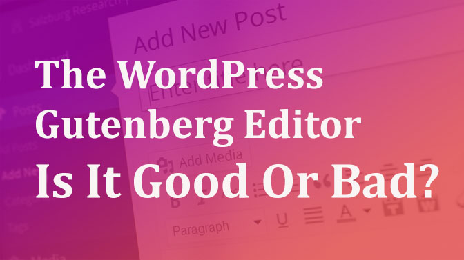 WordPress Gutenberg editor