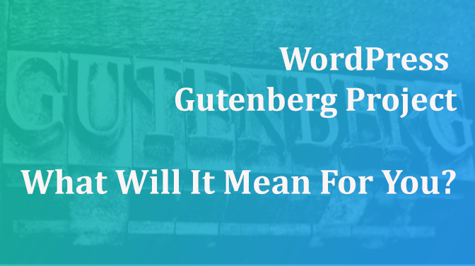 WordPress Gutenberg project