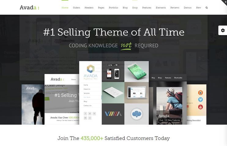 Avada multipurpose theme