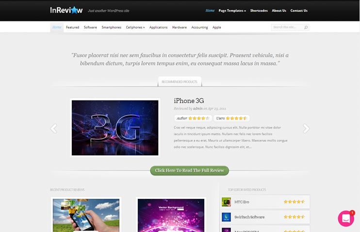 Inreview Theme for WordPress