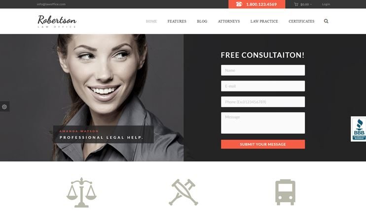 Law Office lawyers theme