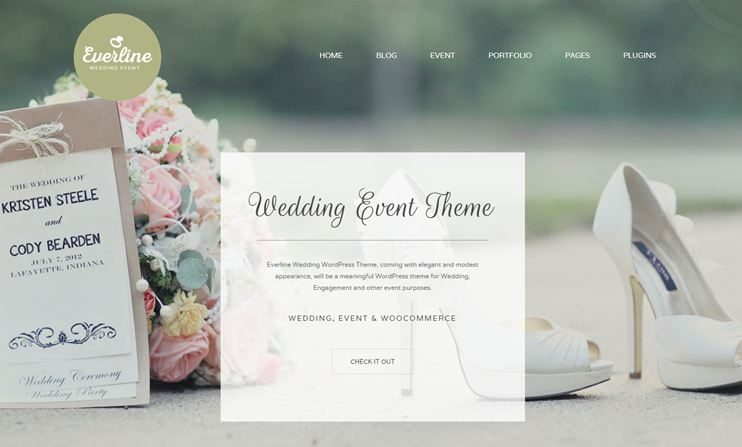 Wedding WordPress theme