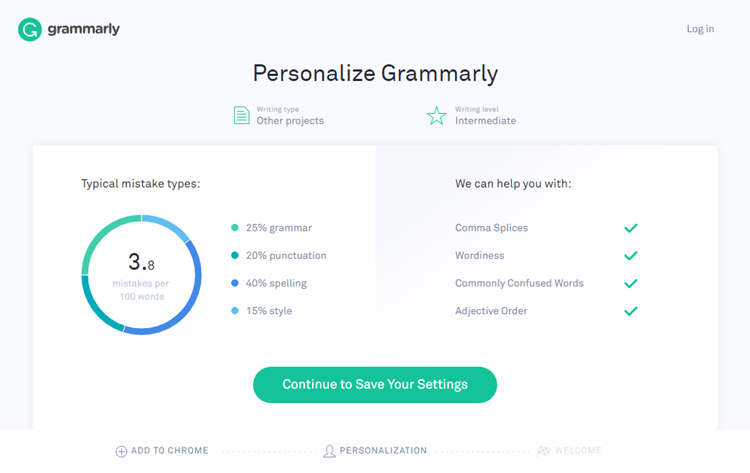 Grammar checker for blogs : Blogging tools