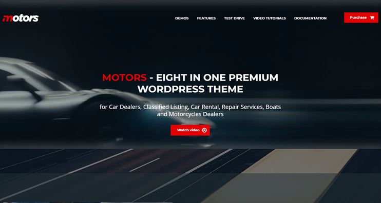 Motors automotive WordPress theme