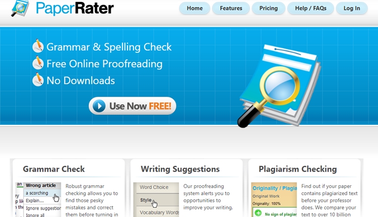 Blog tool Grammar checker