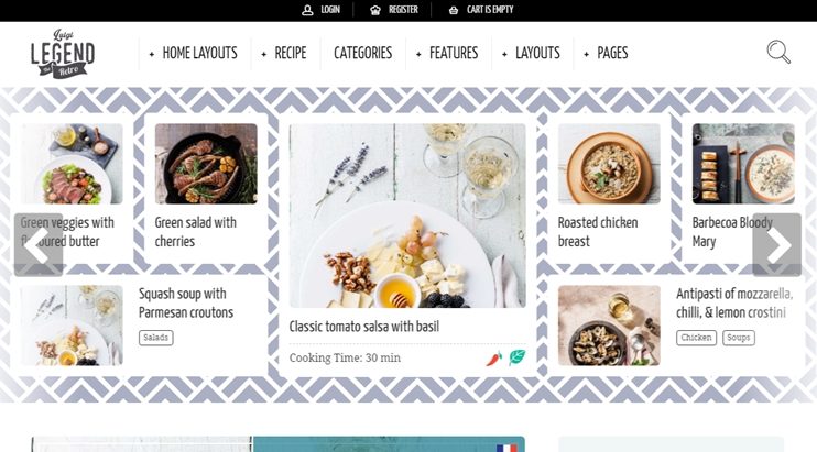 Food bloggers and chefs theme