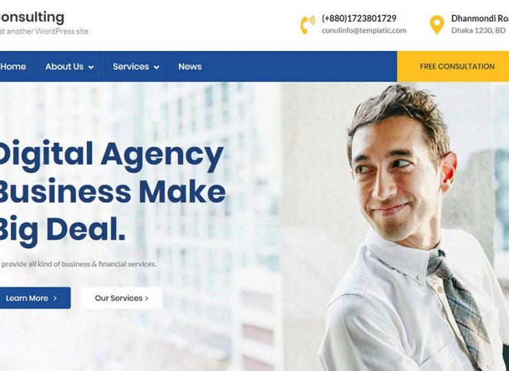 Consulting SEO friendly business theme