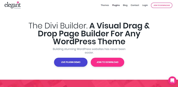 The Divi builder: Drag and drop page builder for WordPress