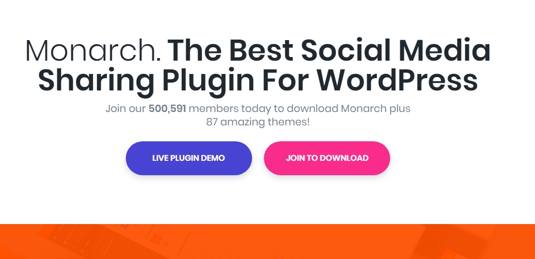 Monarch social sharing plugin by Elegant themes