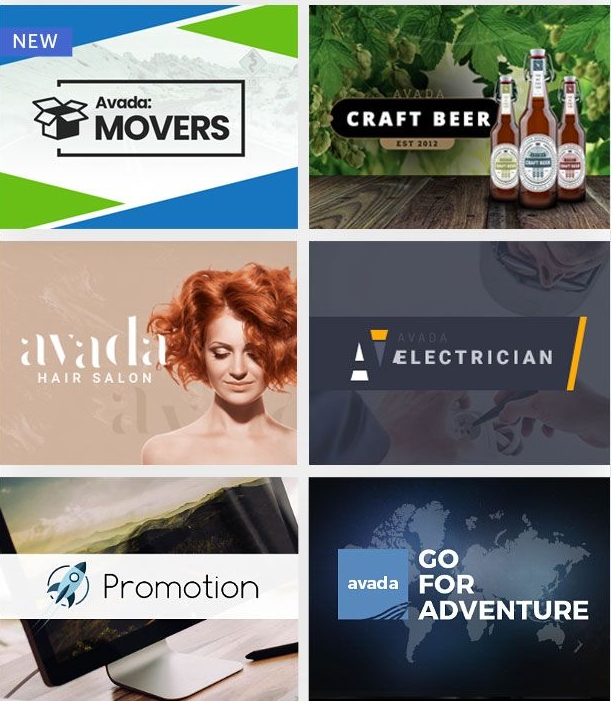 Avada Theme demos