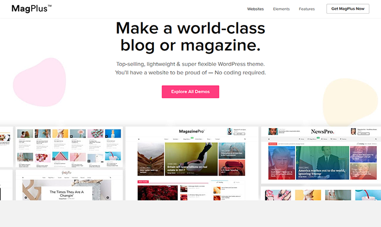 WordPress blog theme