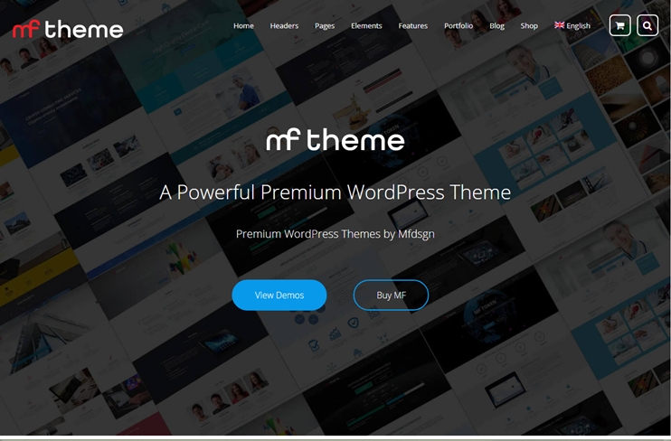 MF multipurpose WordPress theme at themeforest