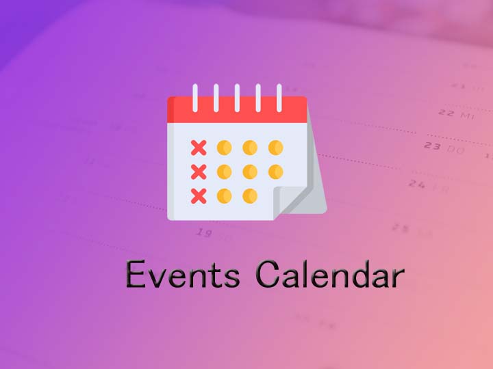 Calendar of Events