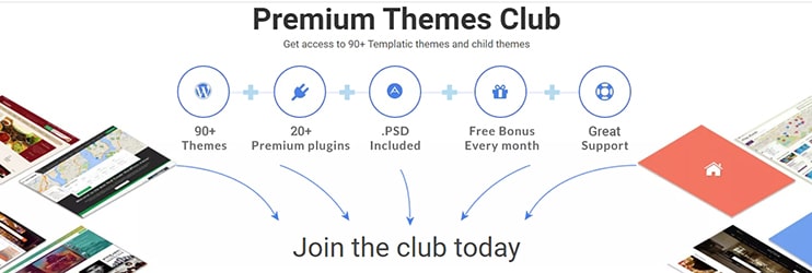 WordPress Premium Themes Club Membership-min