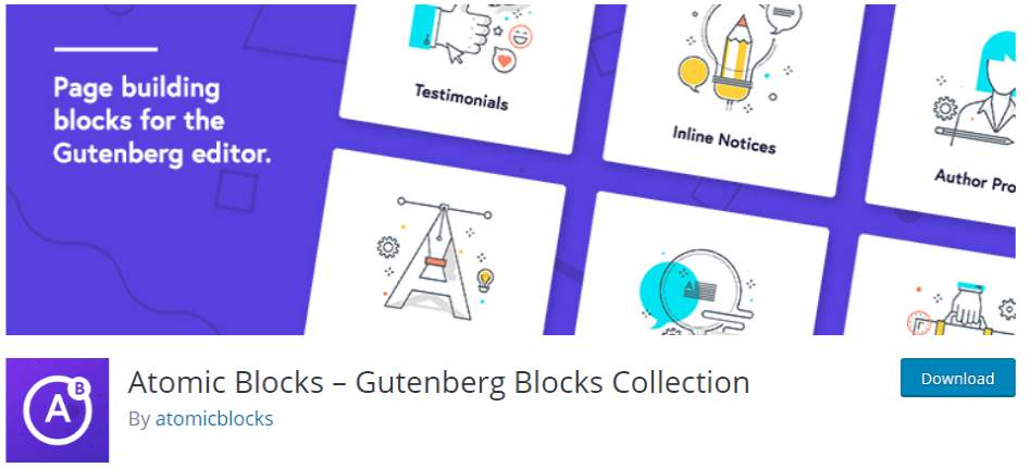 gutenberg blocks from atomic blocks