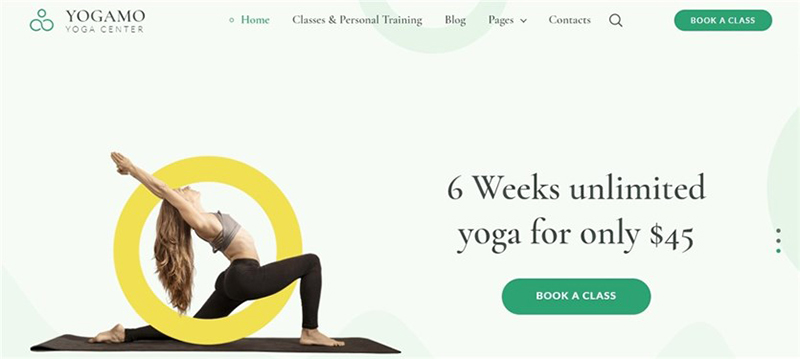 Yogamo WordPress Theme